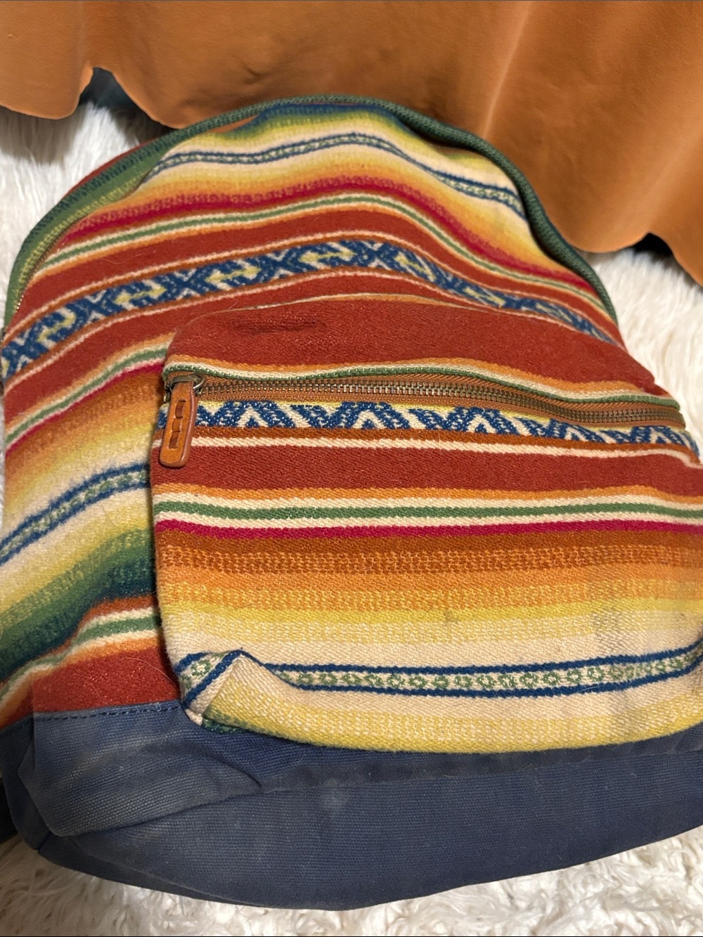 Pendleton Multicolor Striped Canvas Backpack - Picture 4 of 8